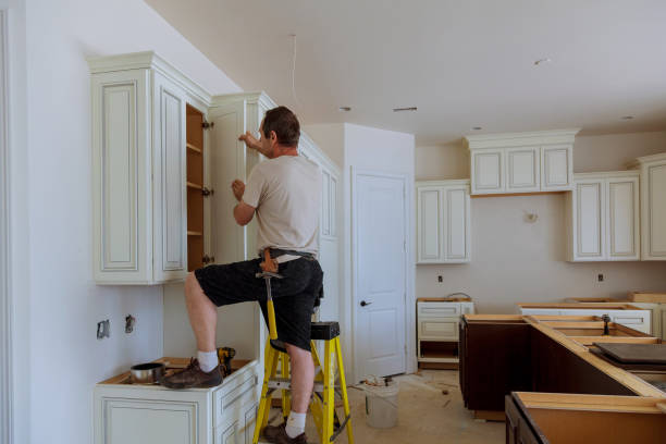 Open concept kitchen conversion in Millersville by JMT Kitchen Cabinet